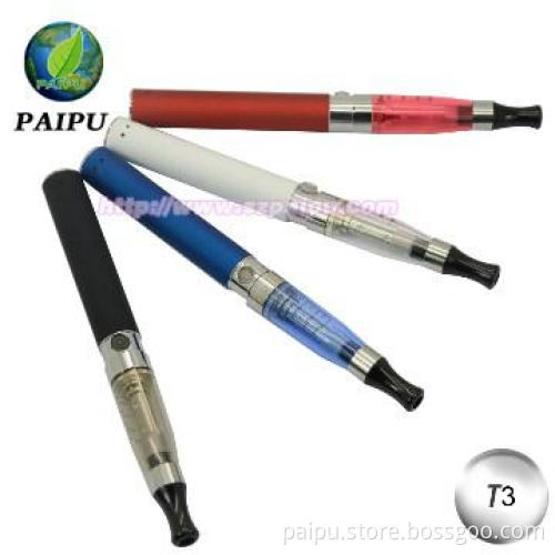 wholesale ego vapor T3 with LED electronic cigarette huge popular